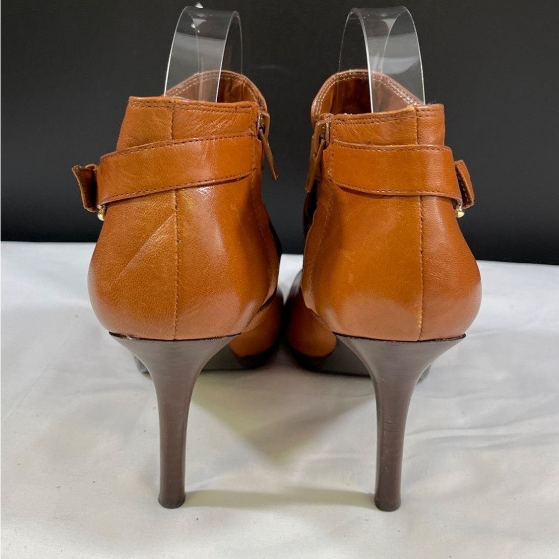 Lauren Ralph Lauren Lauren Ralph Lauren Lorelei Women's Brown Shoes/Heeled Boots Size US 8.5 / IT 38.5 - 4 Thumbnail