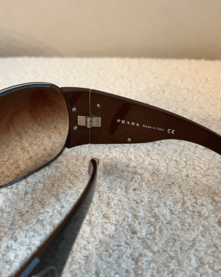 Prada PRADA Sunglasses Flame 2004 Star Mask Fire Chrome Silver Size ONE SIZE - 7 Thumbnail