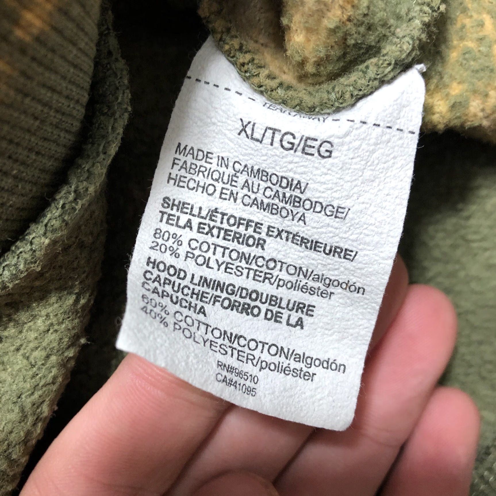 Under Armour Under Armour Hoodie Tie Dye Acid Wash Green XL Mens Sweatshirt Pullover Drawstring Long Sleeve Cotton Blend Relaxed Regular Shirt Tags Size US XL / EU 56 / 4 - 5 Thumbnail