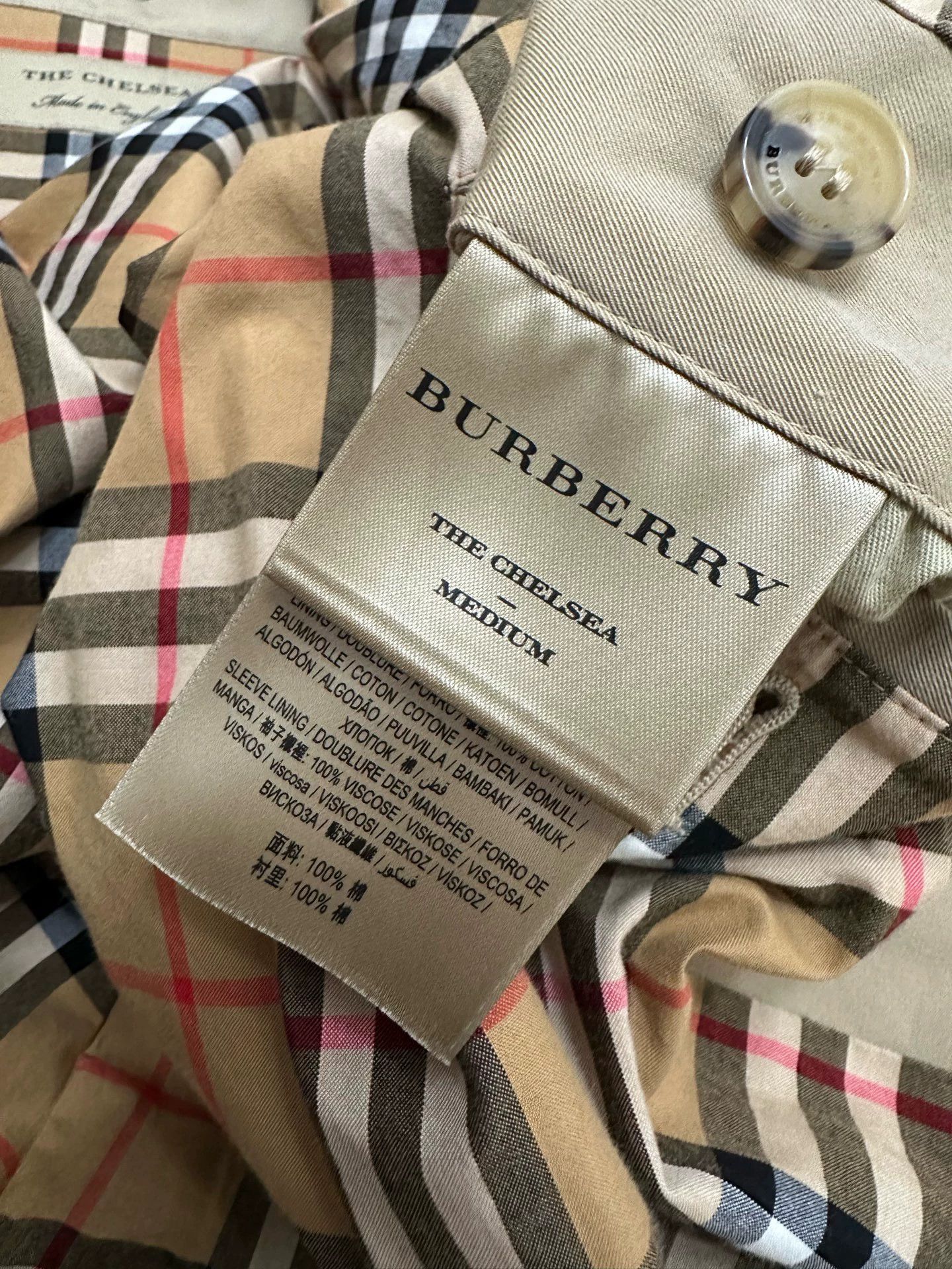 Burberry BURBERRY Chelsea Double Breasted Trench Coat Men's Khaki Size US M / EU 48-50 / 2 - 9 Thumbnail
