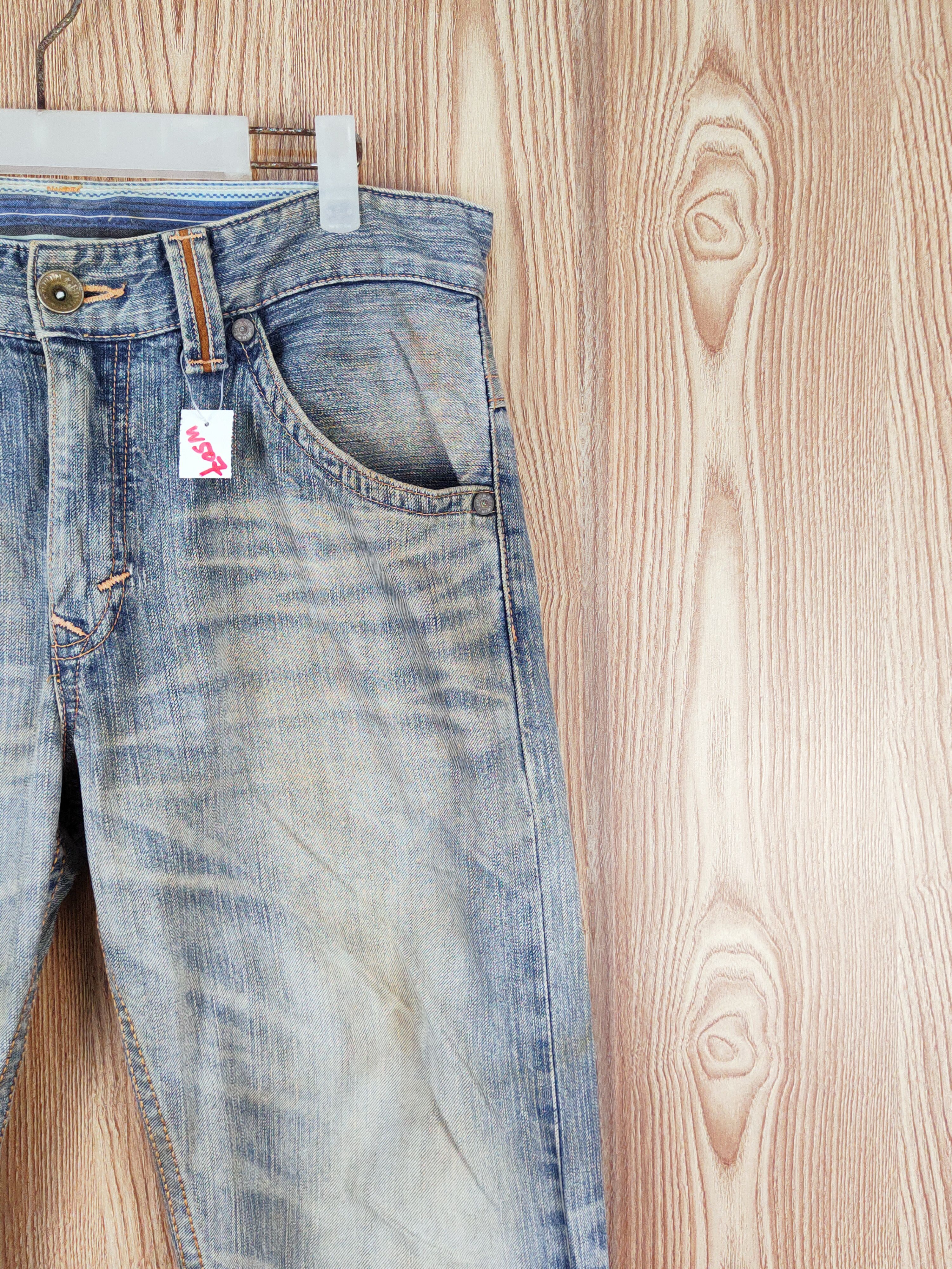 Edwin Edwin Blue Faded Distressed Ripped Jeans #W507 Size US 32 / EU 48 - 7 Thumbnail