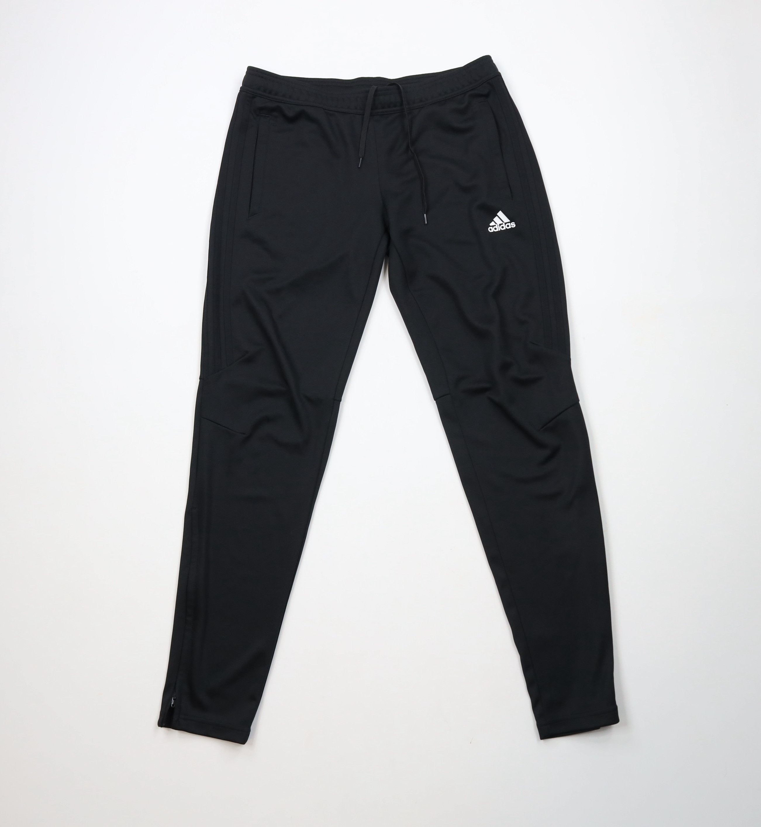 Adidas × Vintage Vintage Adidas Tapered Leg Soccer Warm Up Sweatpants Black Size US 34 / EU 50 - 1 Thumbnail