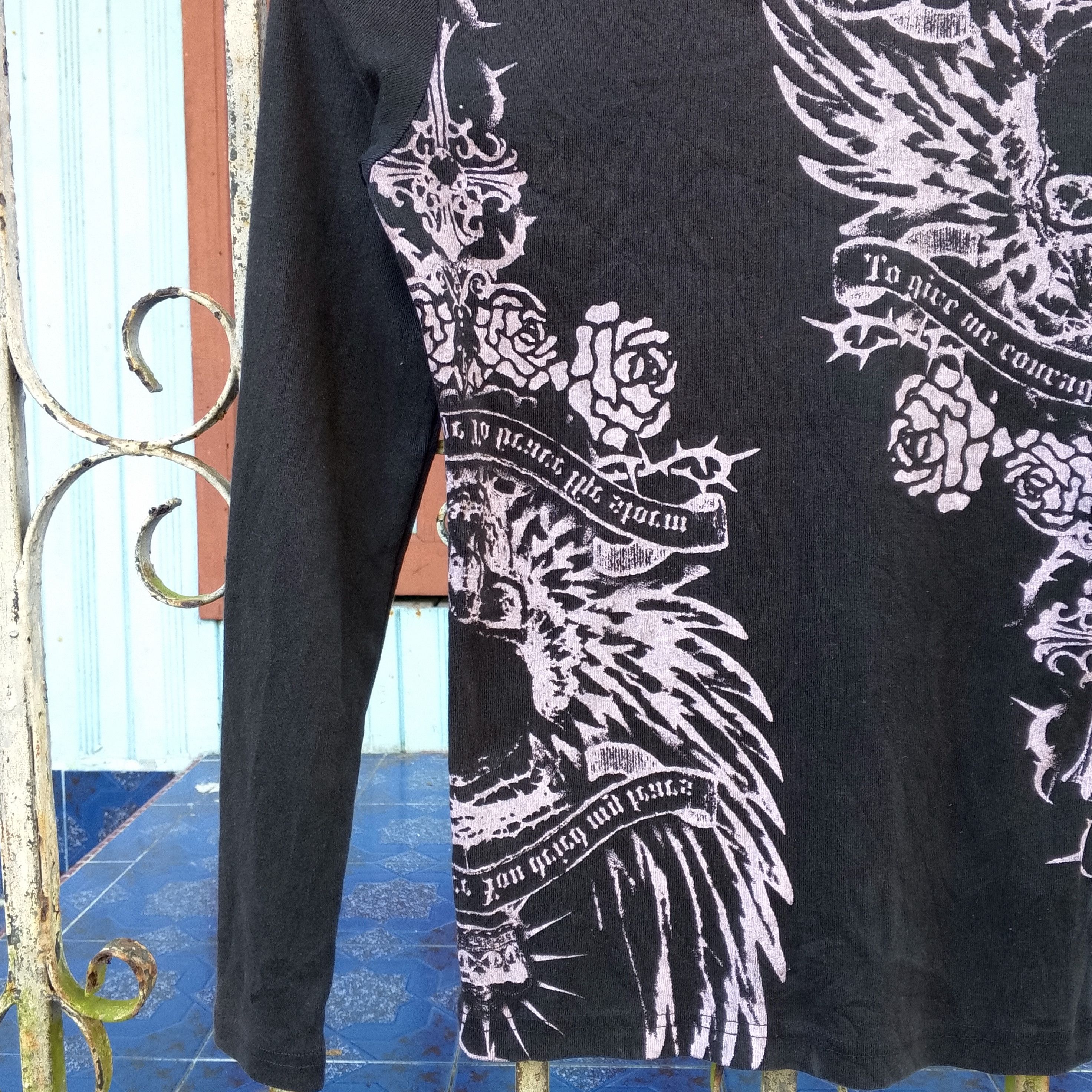 If Six Was Nine Glitz Cross Skull Punk Tee Size US S / EU 44-46 / 1 - 7 Thumbnail