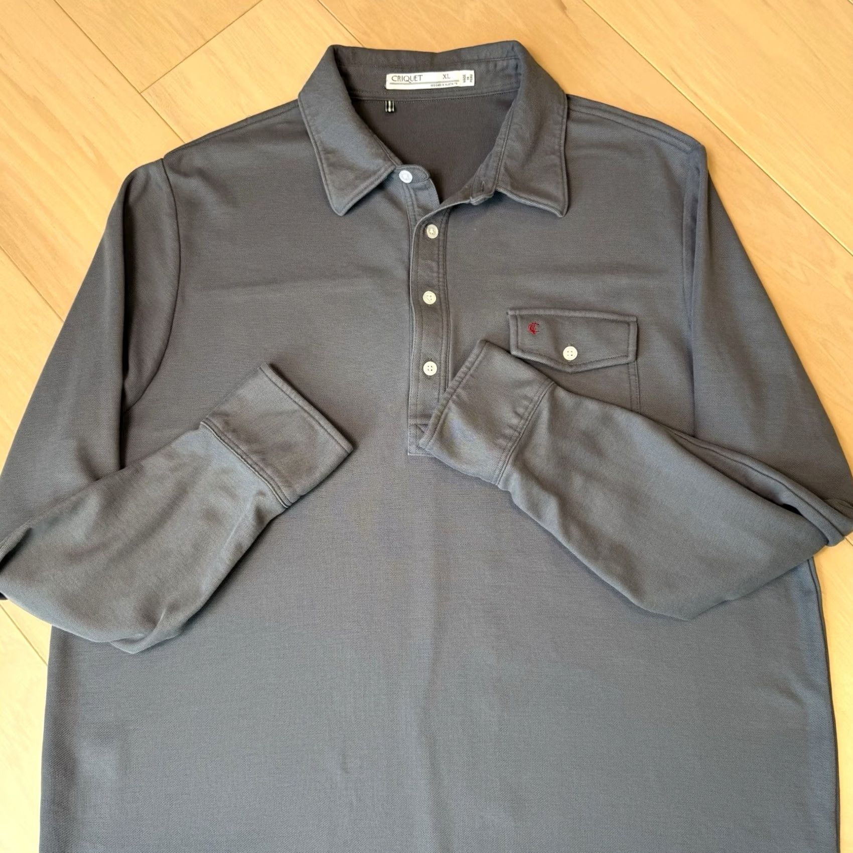 Vintage Criquet Shirt XL Gray Long Sleeve Pima Cotton Button-Up Casual Workwear Mens Vintage Not N/A Size US XL / EU 56 / 4 - 5 Thumbnail