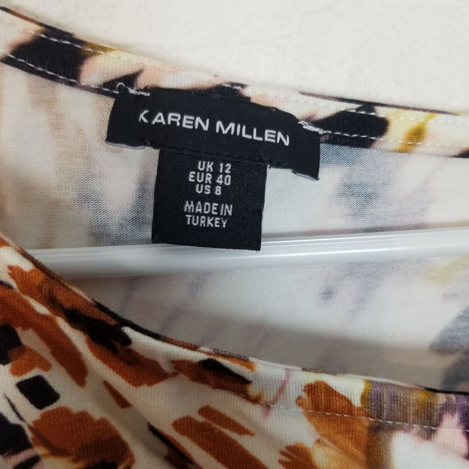Karen Millen Karen Millen Cut Out Abstract Animal Print Top 8 Mob Wife Size M / US 6-8 / IT 42-44 - 5 Thumbnail