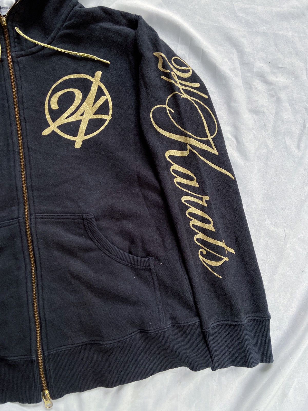 Japanese Brand GOLDS 24 KARATS DIGGERS ZIP HOODIE undercover number nine Size US M / EU 48-50 / 2 - 10 Thumbnail