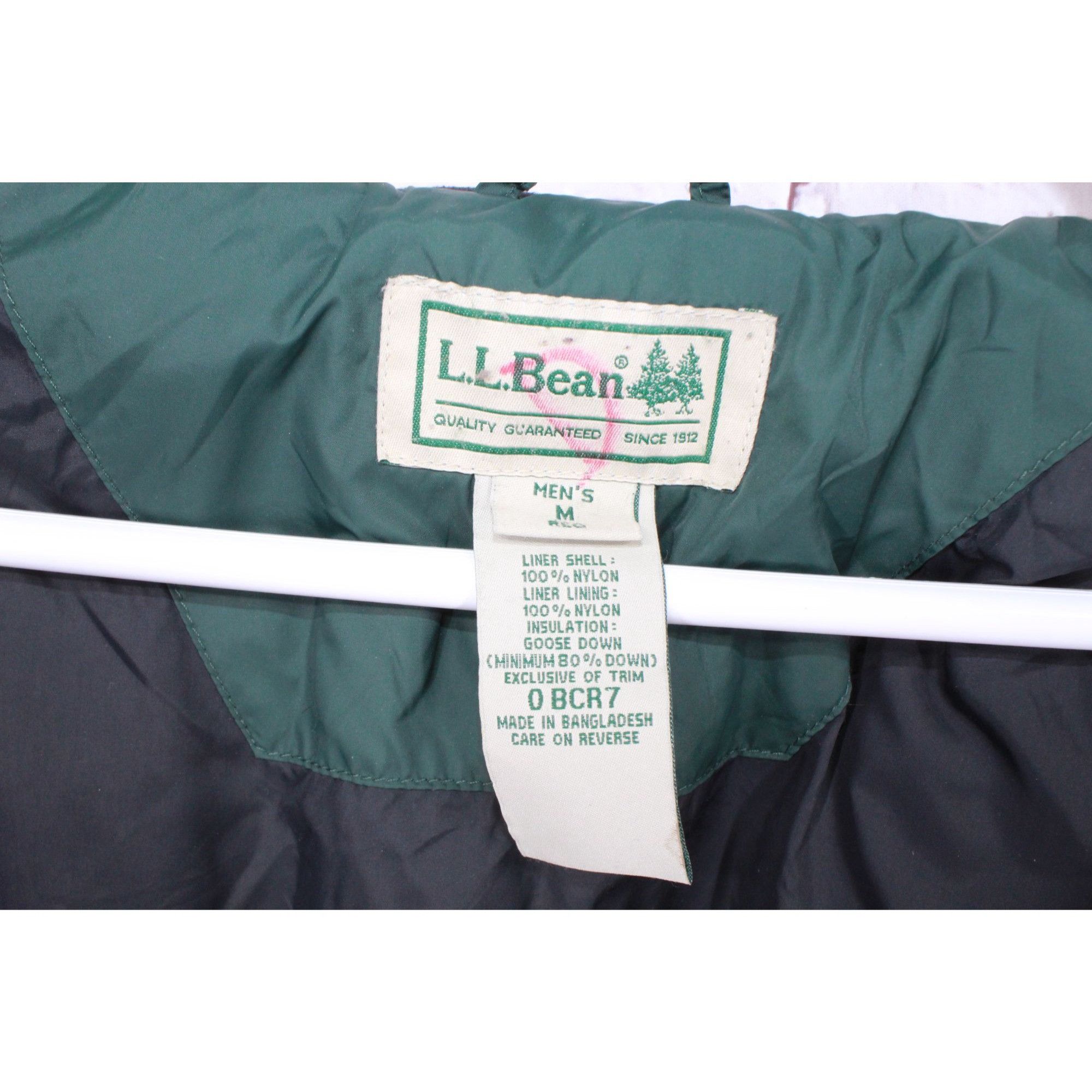 L.L. Bean LL Bean Men's Quilted Fill Zip Down Jacket Nylon Size M Size US M / EU 48-50 / 2 - 7 Thumbnail