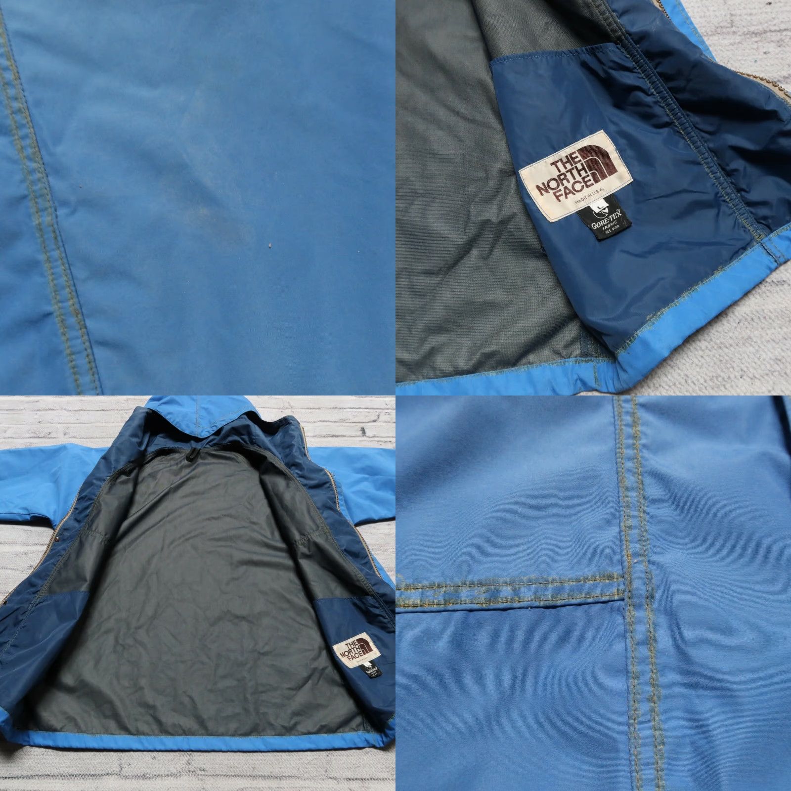 The North Face Vintage The North Face Goretex Parka Jacket Mens Large Blue USA Winter Weather Water Resistant Modern/90s Style Size US L / EU 52-54 / 3 - 8 Thumbnail