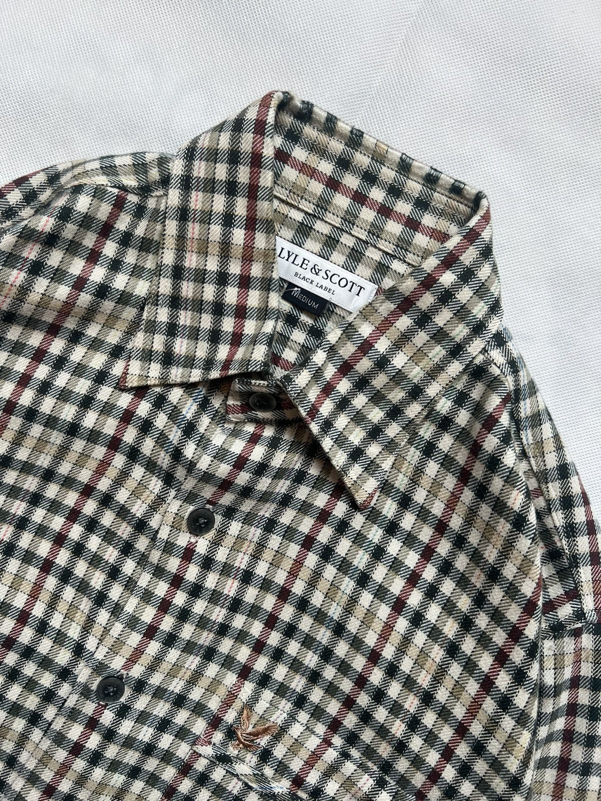 Lyle & Scott Lyle & Scott Tierra Check Print Casual Shirt Flannel Size US M / EU 48-50 / 2 - 4 Thumbnail