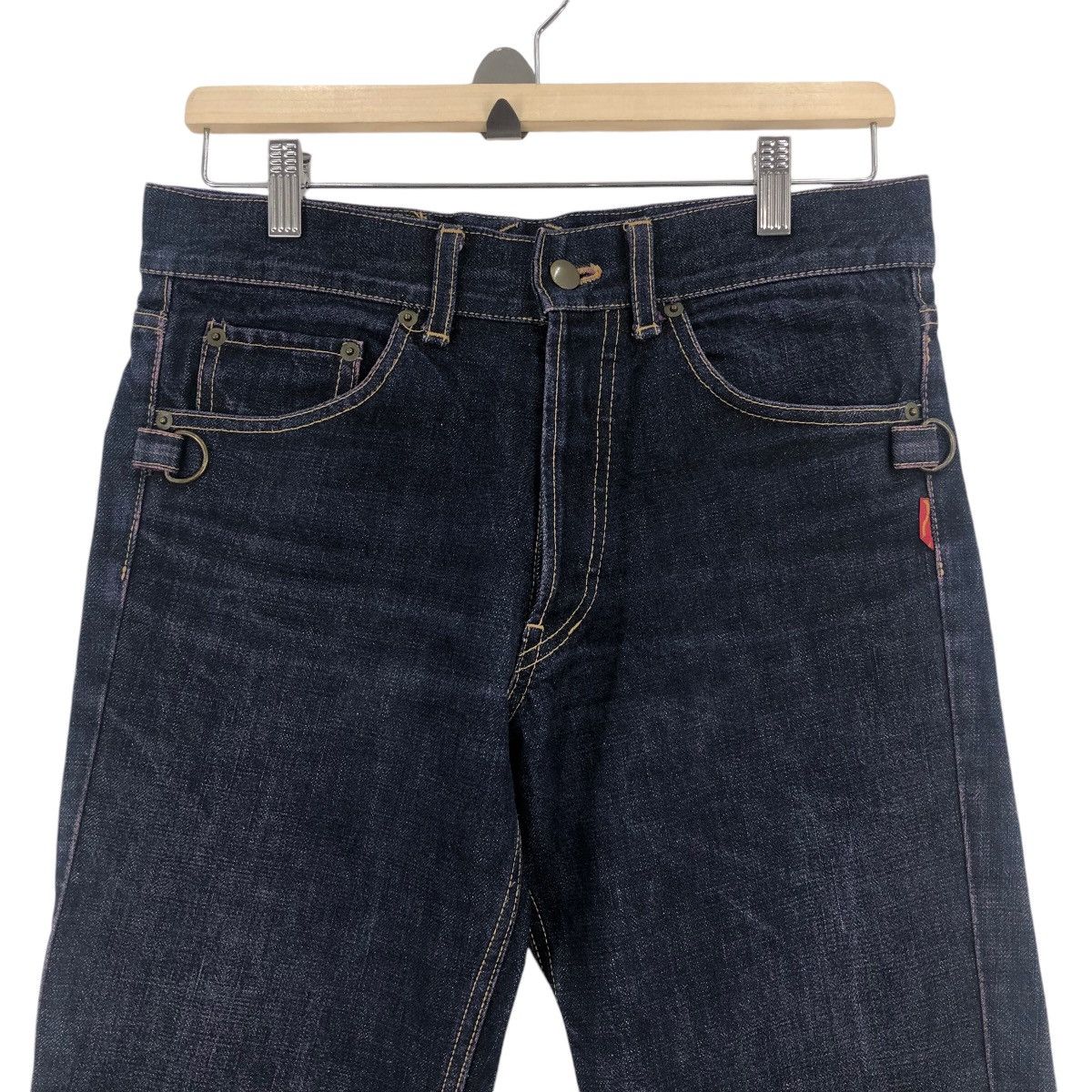 If Six Was Nine BEAUTY BEAST Takao Yamashita Denim Pants Hyper Gothic Punk Size US 31 - 2 Thumbnail