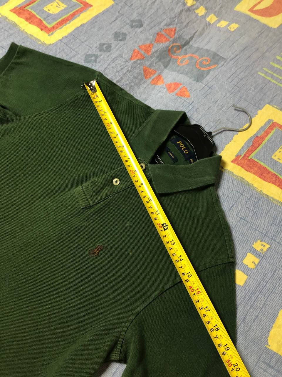 Polo Ralph Lauren Vtg 90s Polo Ralph Lauren Cross Flag Stripe Logo Tee Size US M / EU 48-50 / 2 - 12 Thumbnail