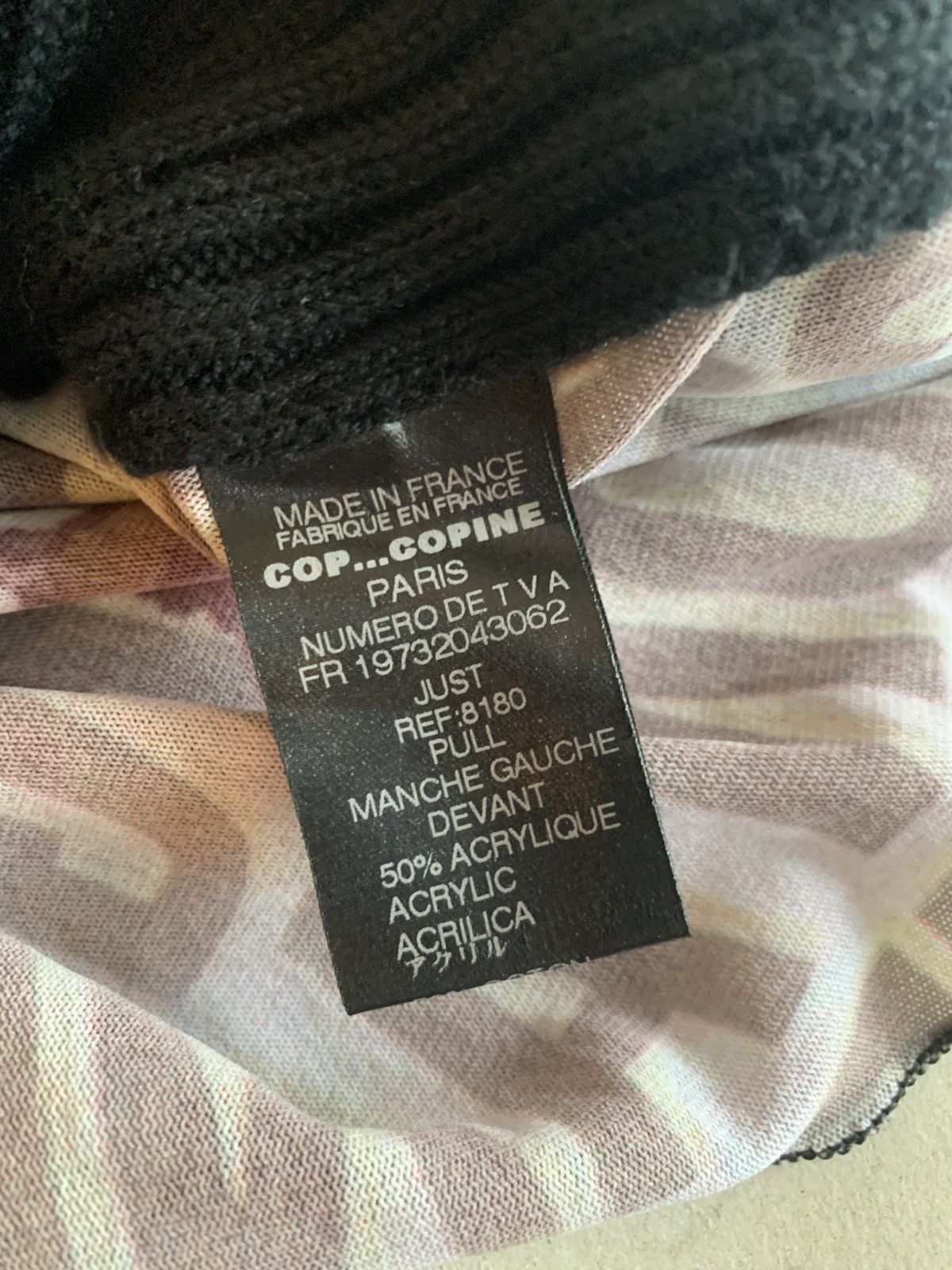 Cop Copine × Designer Cop Copine | Black Knit Sweater with Sheer Back Size XS / US 0-2 / IT 36-38 - 8 Thumbnail
