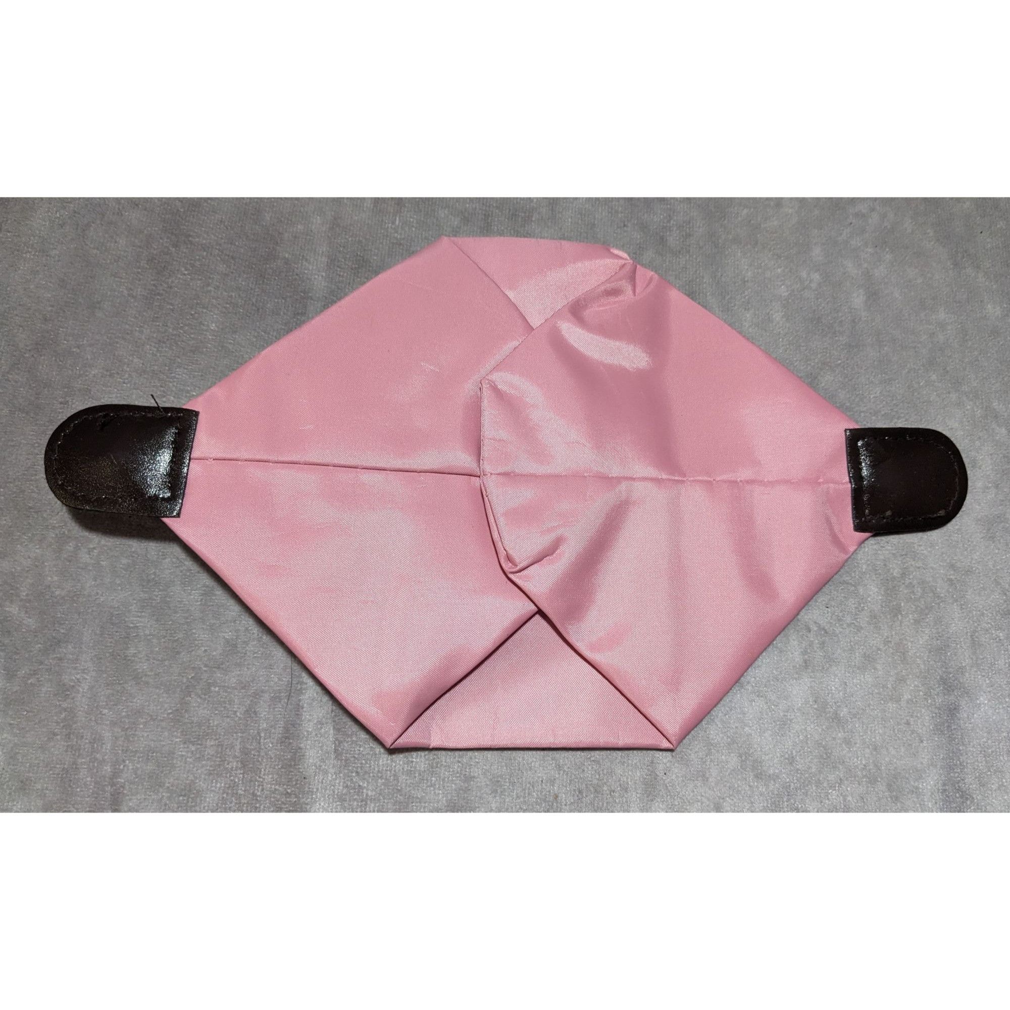 Other Pink And Brown Collapsible Zipper Cosmetic Bag Size ONE SIZE - 6 Thumbnail