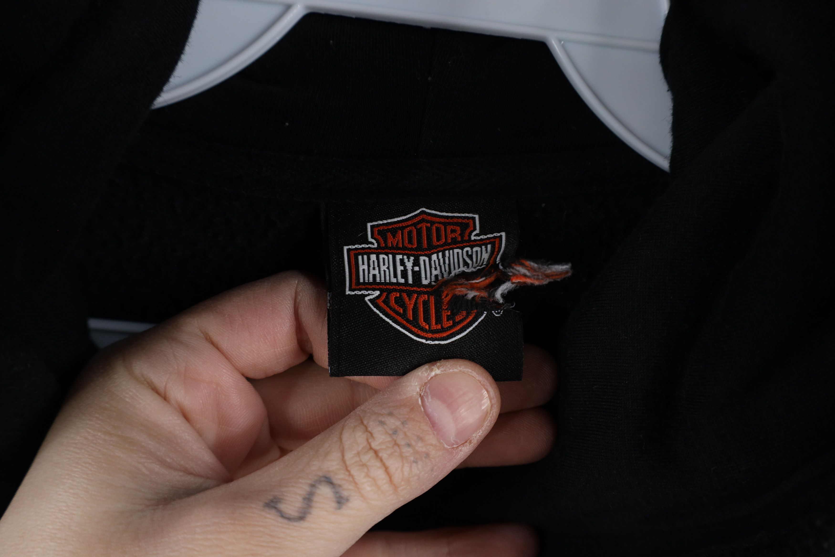 Harley Davidson × Vintage Vintage 90s Y2K Harley Davidson Full Zip Fleece Hoodie Size US S / EU 44-46 / 1 - 9 Thumbnail