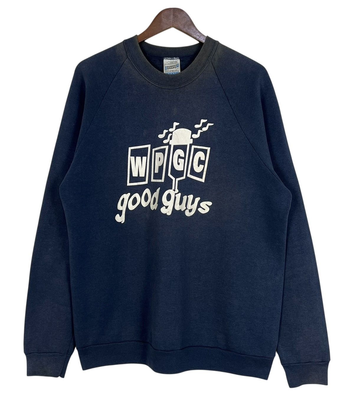 Band Tees VERY RARE! Vintage John Lennon WPGC good guys 70s Sweatshirt Size US L / EU 52-54 / 3 - 2 Thumbnail