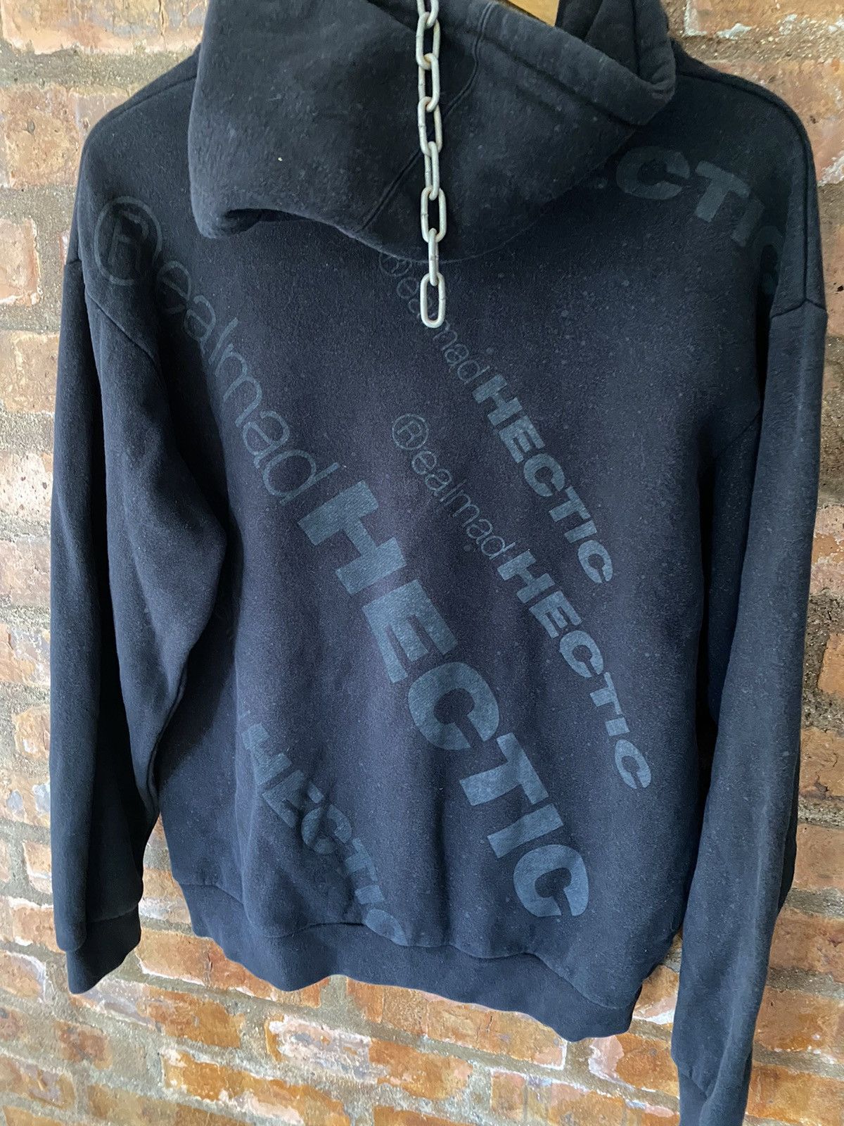 MasterPiece AW2003 Real Mad Hectic Back repeat logo heavy hoodie Size US L / EU 52-54 / 3 - 9 Thumbnail