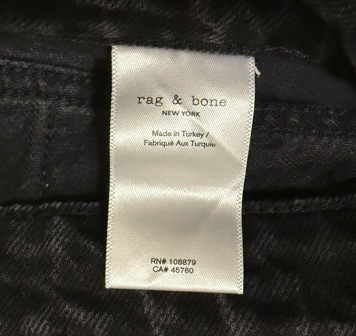 Rag & Bone Rag & Bone Women Black Dre Low Rise Slim Boyfriend Jean-29 Size 29" - 3 Thumbnail