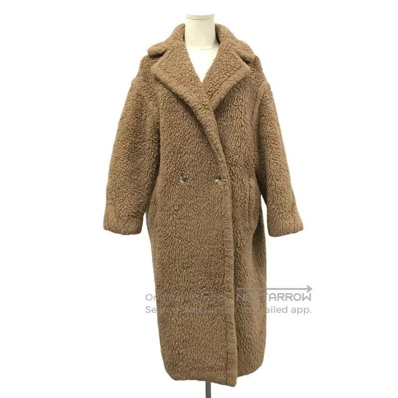 Max Mara MaxMara Brown Alpaca Wool Women's Coat . Size XS / US 0-2 / IT 36-38 - 1 Thumbnail