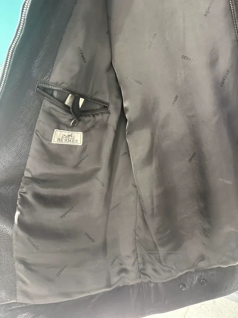 Hermes Hermes Vintage Brown Jacket Size US L / EU 52-54 / 3 - 4 Thumbnail