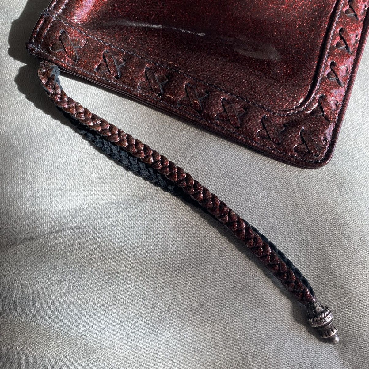 Chrome Hearts Chrome Hearts Galaxy Burgundy Red Zip Pouch BS Fleur Wallet Size ONE SIZE - 6 Thumbnail