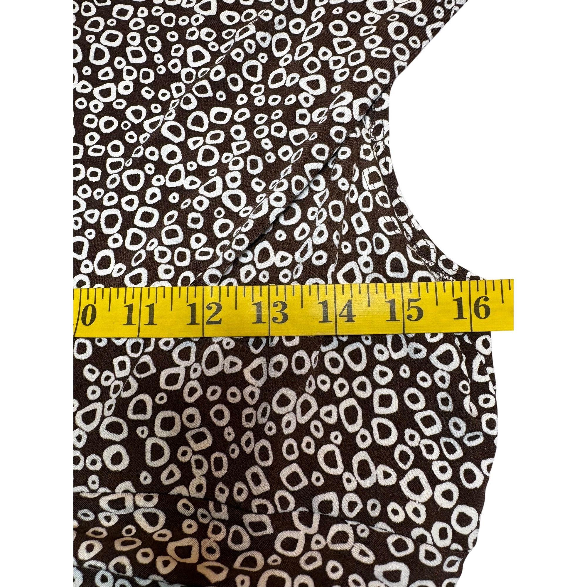 MAGGY LONDON Maggy London Women’s Midi Dress Brown Floral 12P Cowl Neck I Size XL / US 12-14 / IT 48-50 - 5 Thumbnail