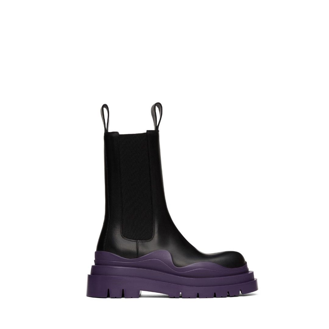 Bottega Veneta o1bcso1str0225 Tire Boots in Black Size US 8 / EU 41 - 1 Thumbnail