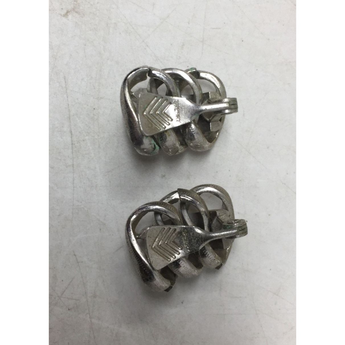 Sperry Women's Vintage ''Sperry'' Silver Tone Clip on Earrings Size ONE SIZE - 2 Thumbnail