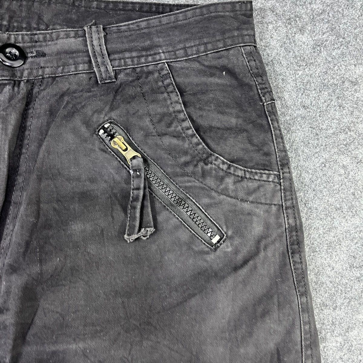 Japanese Brand Cargo Black pants Multipocket C010 Size US 34 / EU 50 - 6 Thumbnail
