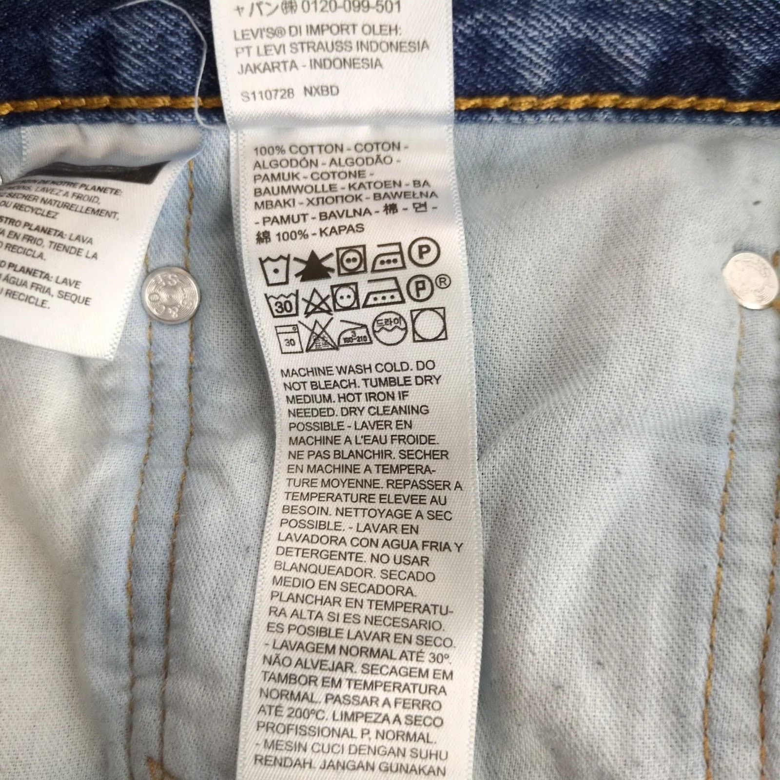 Levi's Levi's 550 Men's 36x30 Jeans Denim Straight Leg Relaxed Fit Size US 36 / EU 52 - 9 Thumbnail