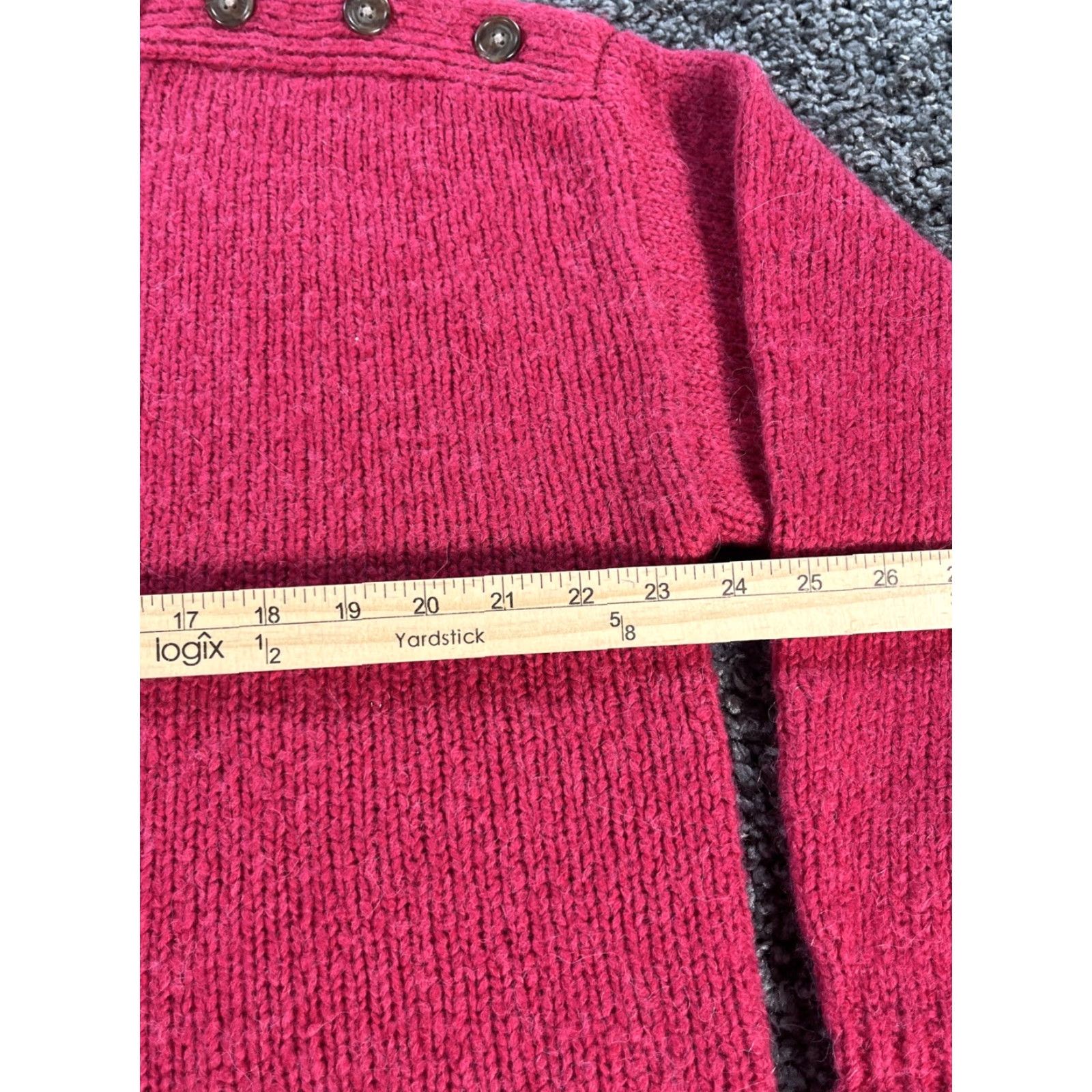 J.Crew J.CREW Knit Sweater Womens L Alpaca Pink Cable-Knit Crew Neck Pullover Long Sleeve Size L / US 10 / IT 46 - 3 Thumbnail