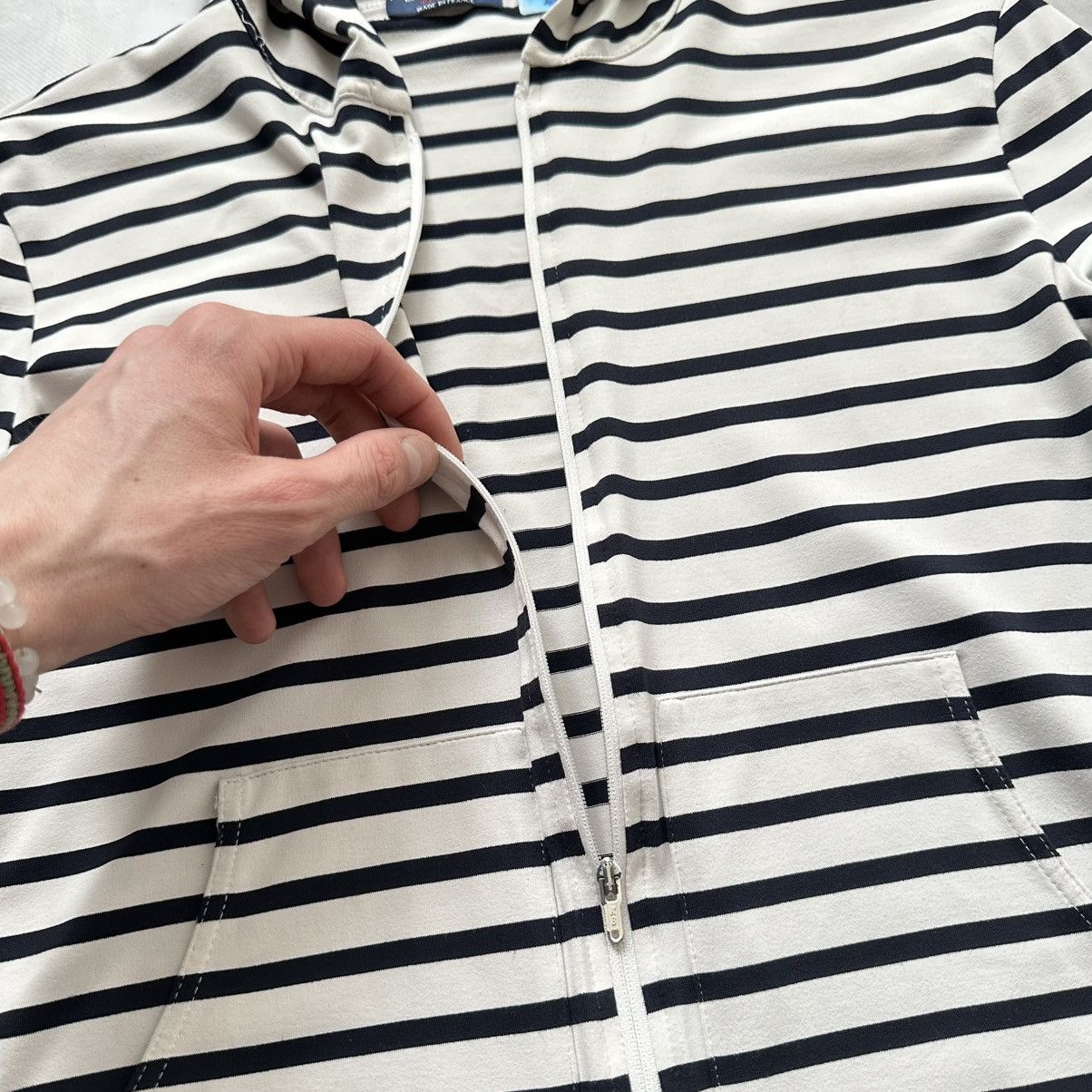 Hysteric Glamour Saint James Rare Striped Hoodie Guess Asap Rocky Style Size S / US 4 / IT 40 - 7 Thumbnail