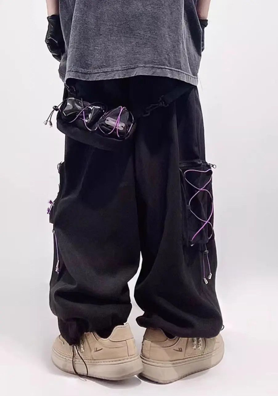 Japanese Brand × Jean Hip hop street sport Harajuku casual trousers Size US 31 - 1 Thumbnail