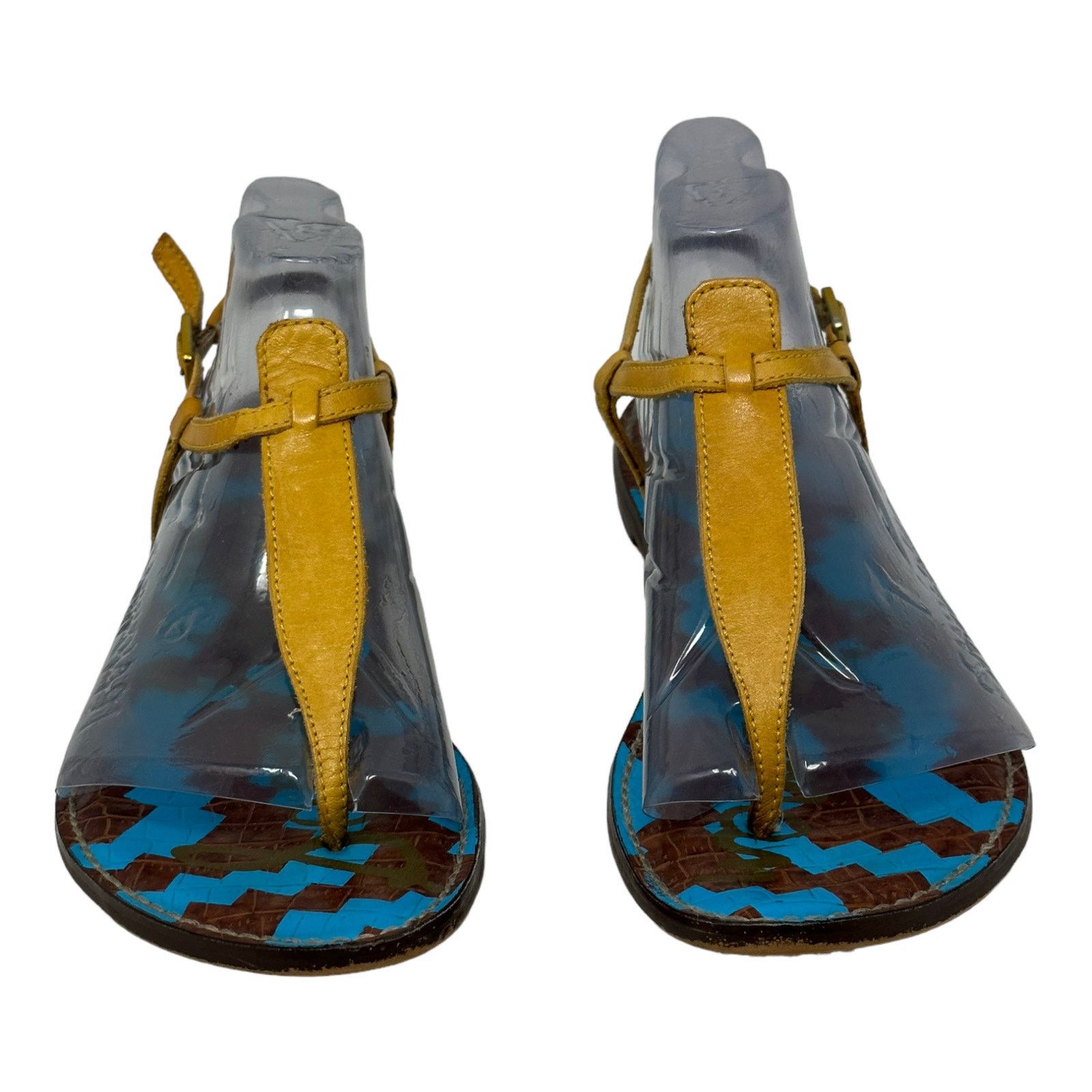 Sam Edelman Sam Edelman yellow flat sandals size 9M Size US 9 / IT 39 - 6 Thumbnail