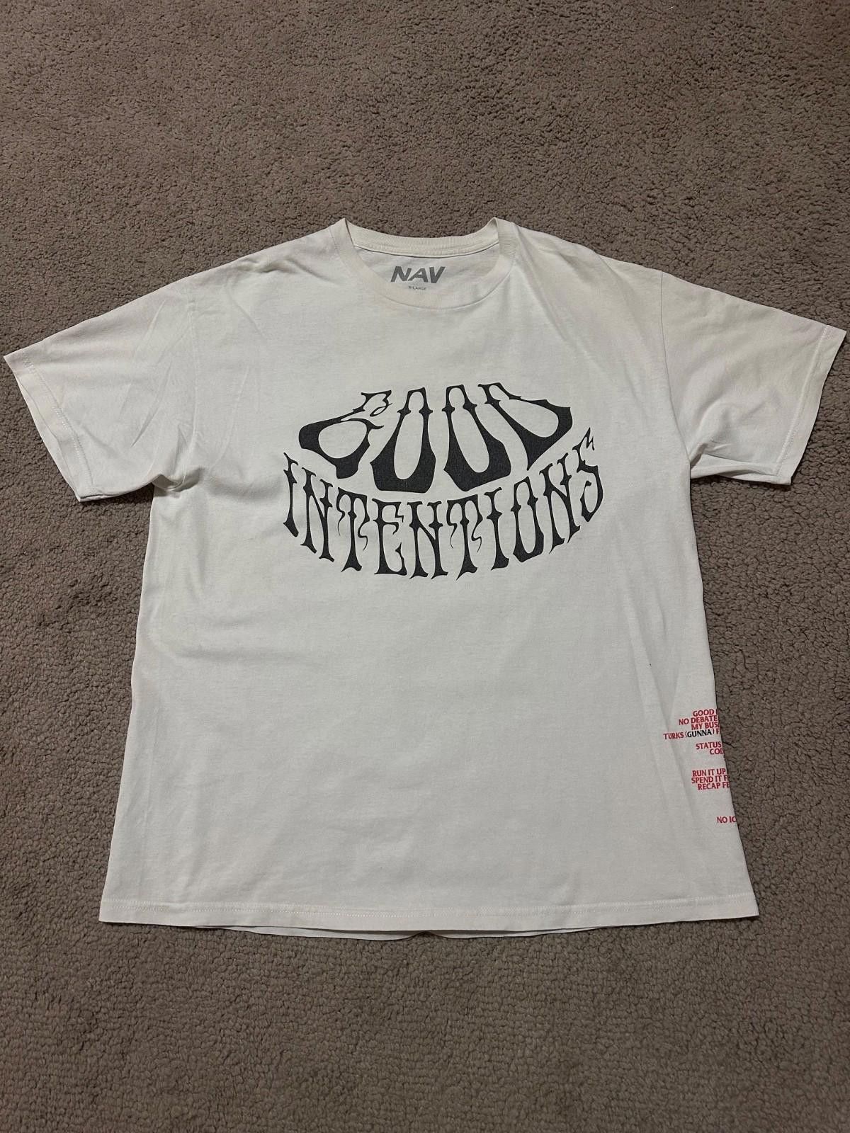 Other VLONE x Nav- Good Intentions T-Shirt Men's Size XL Vlone Size US XL / EU 56 / 4 - 1 Thumbnail