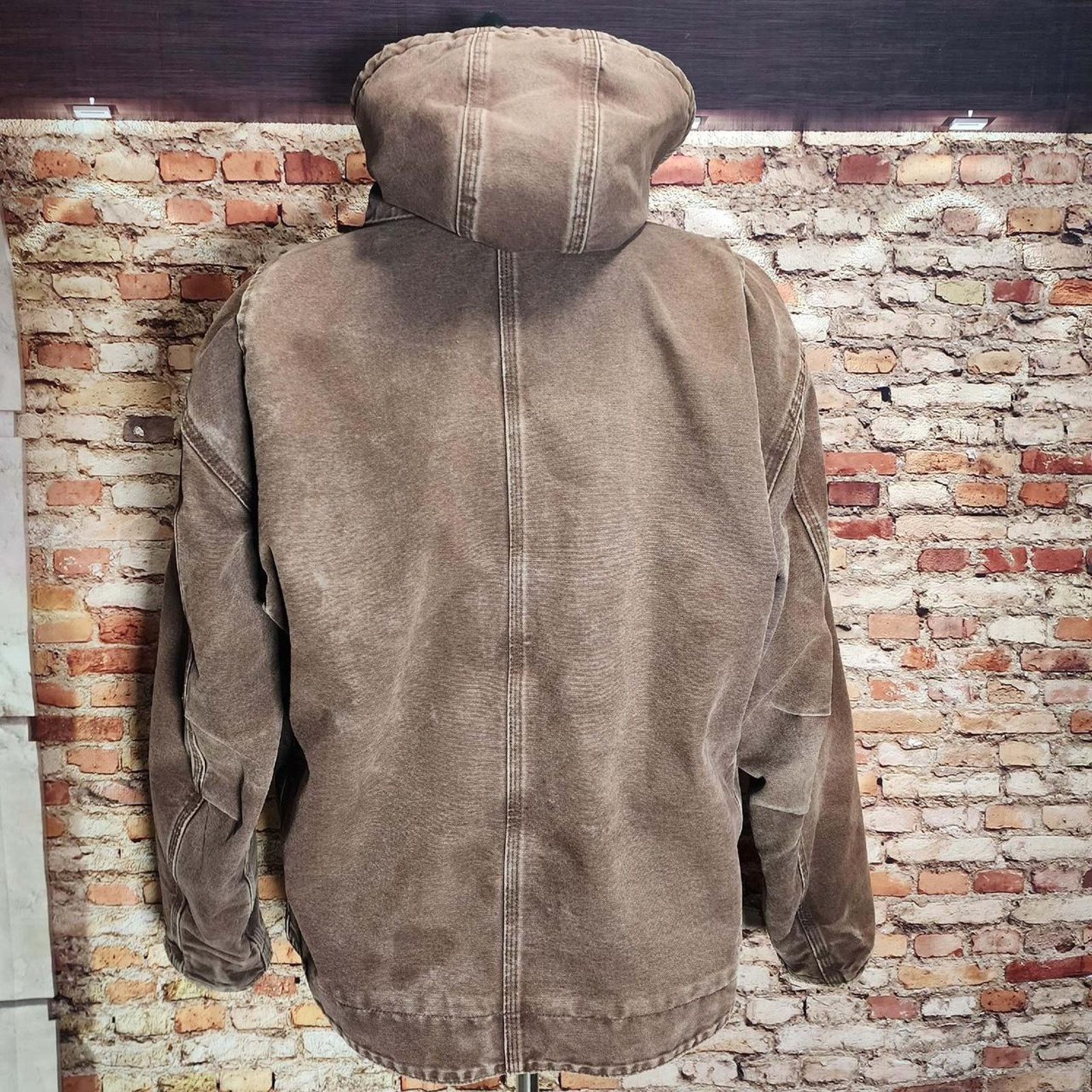 Carhartt 90s J97 Vintage Carhartt J97 Chestnut Brown Detroit Jacket Size US L / EU 52-54 / 3 - 3 Thumbnail