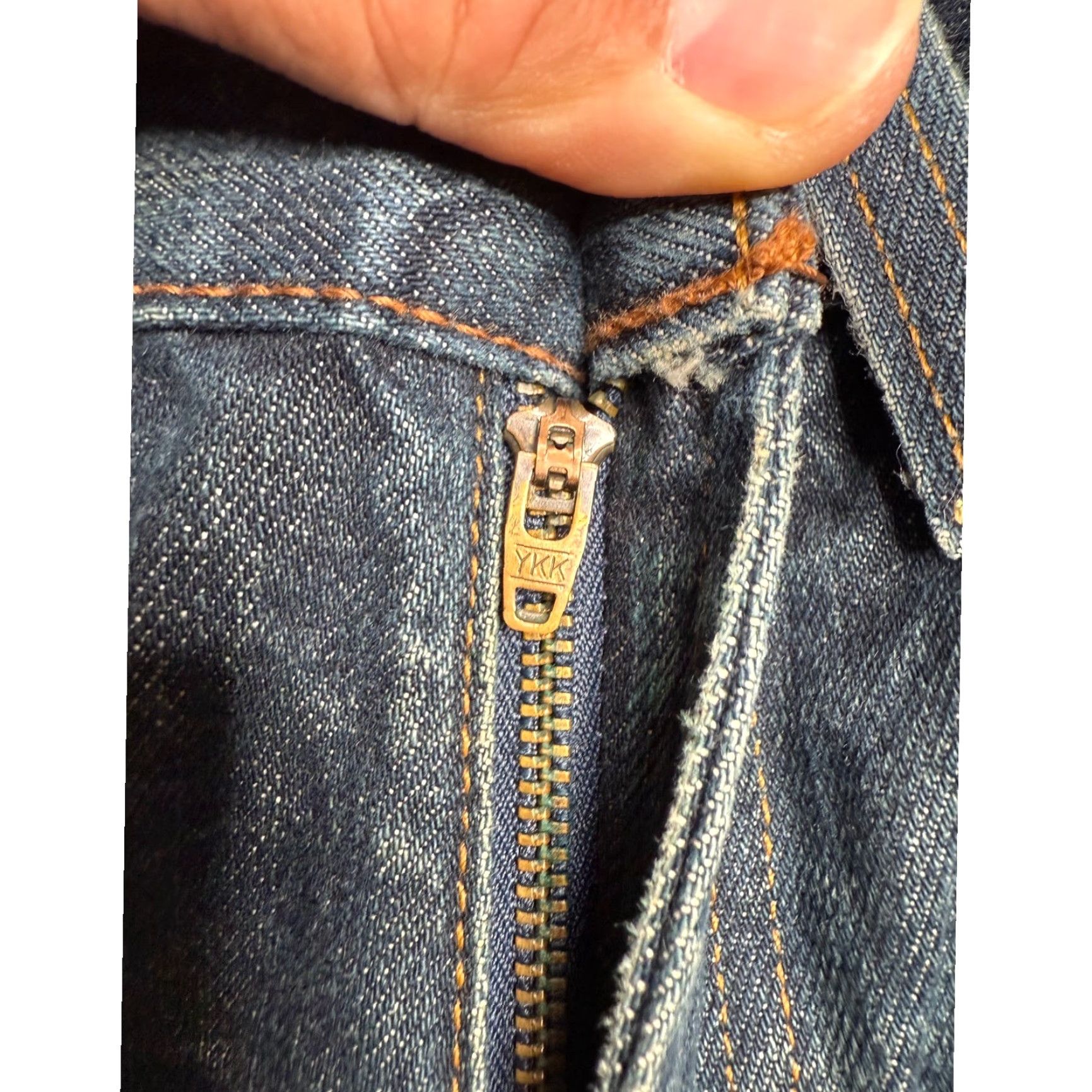 Vintage Bullhead Denim Co. Slim Fit Jeans Distressed Blue Denim Men's Size 30x32 Jeans Size US 30 / EU 46 - 5 Thumbnail