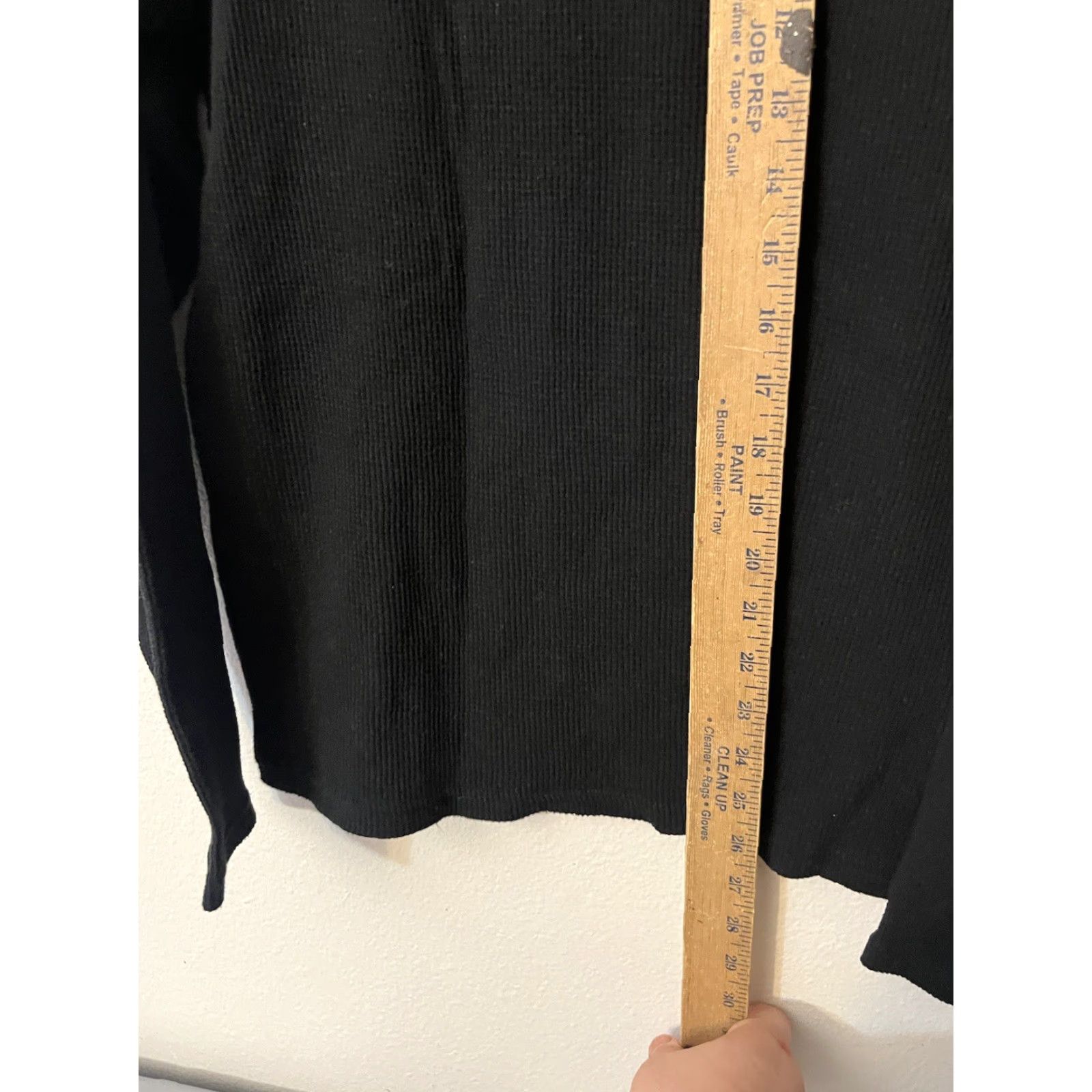 Lucky Brand Lucky Brand Black Henley Sleepwear Long Sleeve Men’s M Waffle Knit Lived In Henley Logo All Seasons Casual Shirt T-Shirt Mens Size US M / EU 48-50 / 2 - 4 Thumbnail