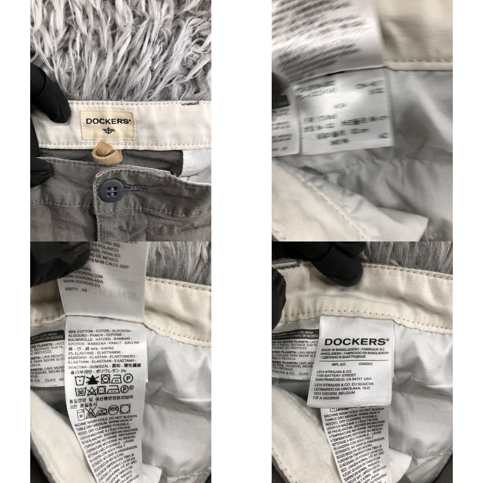 Dockers DOCKERS Cargo Shorts Mens Size 34 Mid Rise Medium Wash Gray Size US 34 / EU 50 - 8 Thumbnail