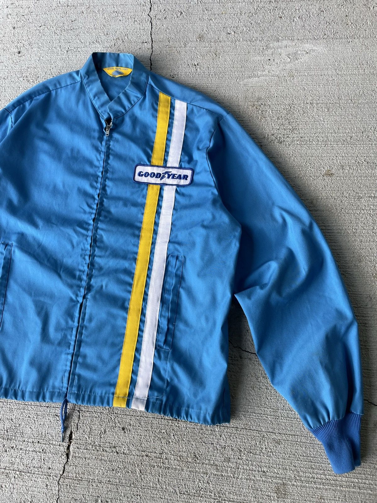 Vintage Vintage 60s/70s Goodyear Racing Bomber Jacket Size US L / EU 52-54 / 3 - 3 Thumbnail