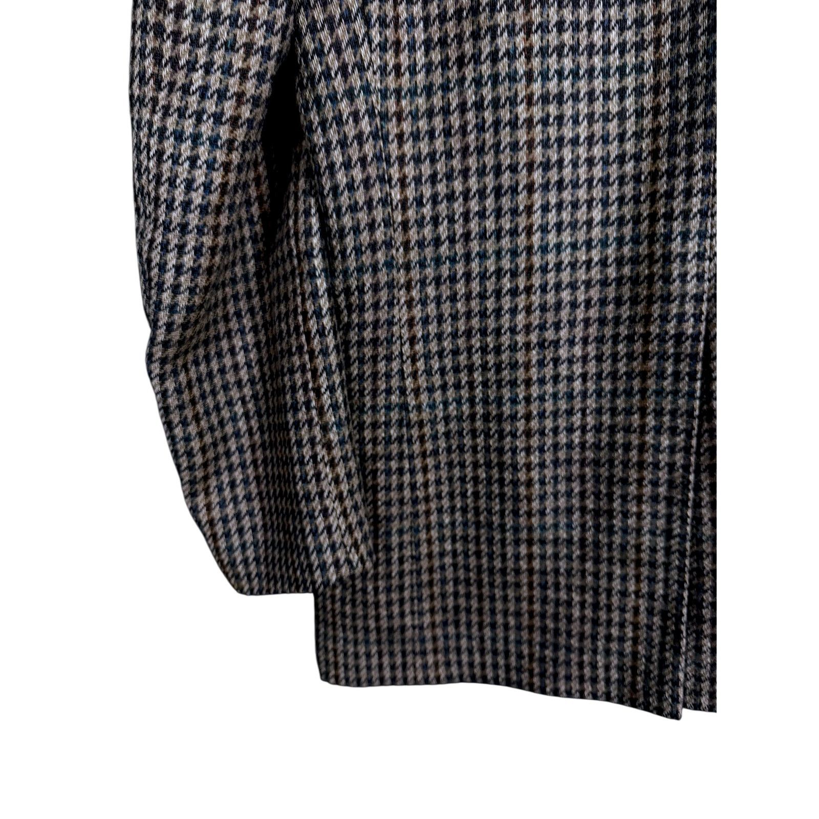 Burberry Vintage Men's Burberrys London 100% Tweed Wool Blazer 42R Size 42R - 16 Thumbnail