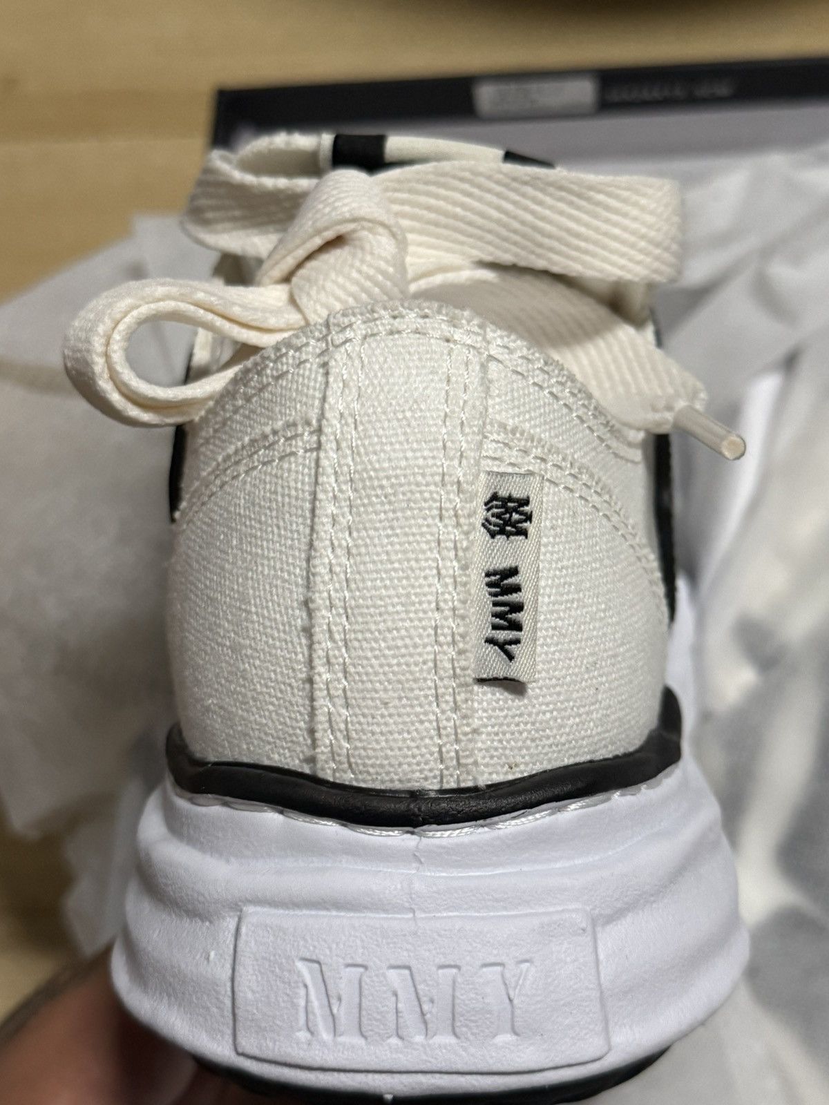 Amiri × Maison MIHARA YASUHIRO Maison Mihara Yasuhiro x Amiri Bones Sneakers Alabaster Size US 11 / EU 44 - 8 Thumbnail