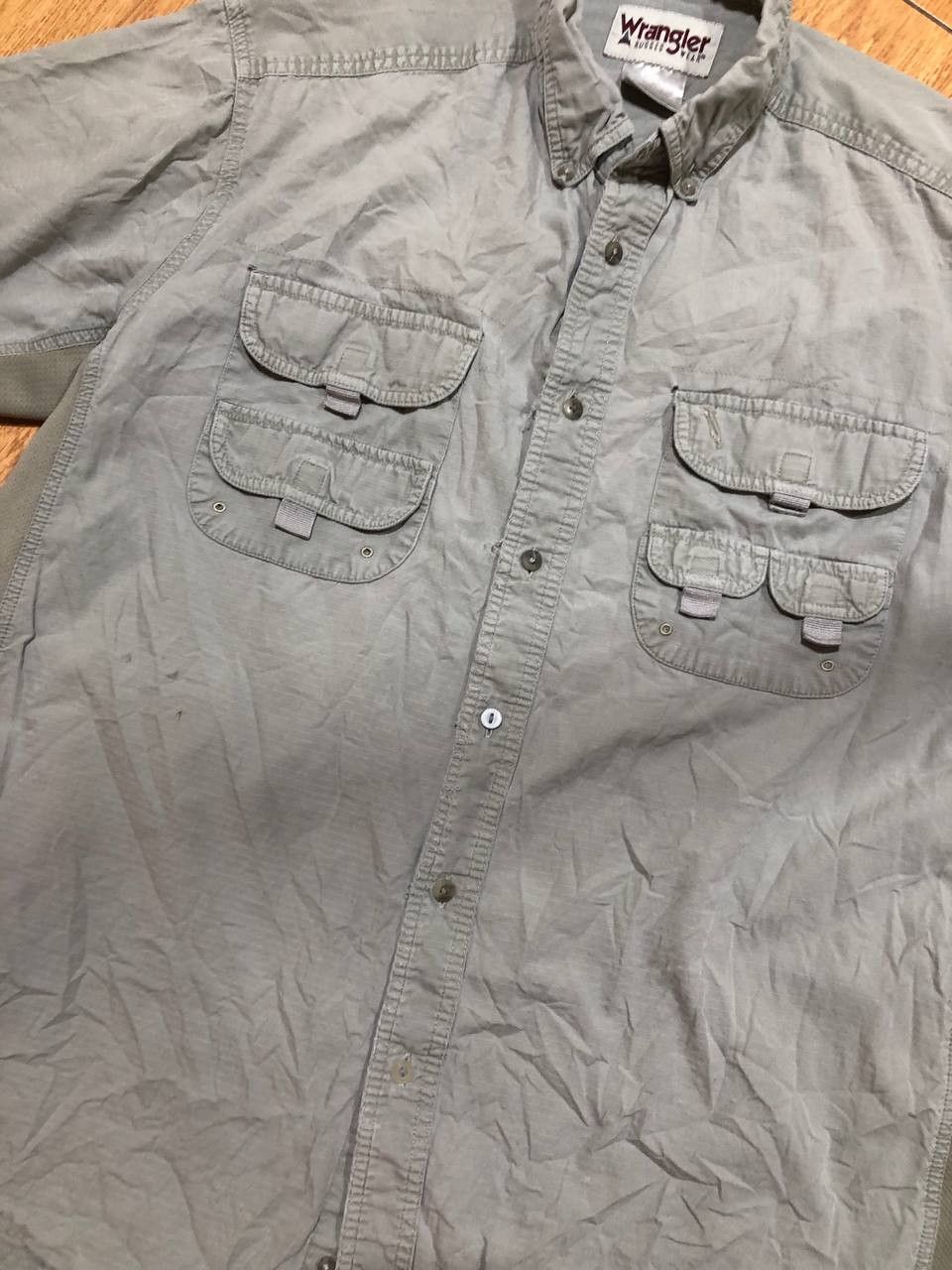 Wrangler Wrangler Button Up Shirt Mens Sz XL WESTERN SHIRT Size US XL / EU 56 / 4 - 7 Thumbnail