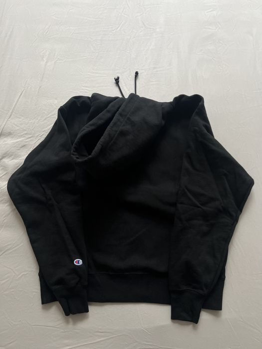 Champion MoMa Champion Hoodie Black | Grailed