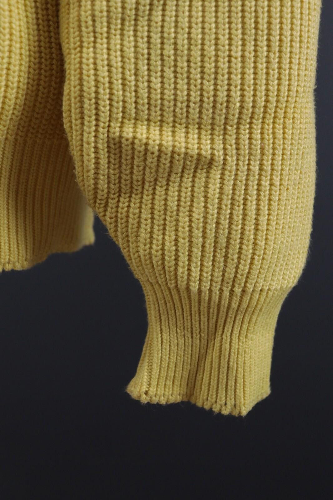 Carlo Colucci Carlo Colucci Yellow Knit Ribbed Size L-XL US 44 EU 554 Size US L / EU 52-54 / 3 - 11 Thumbnail