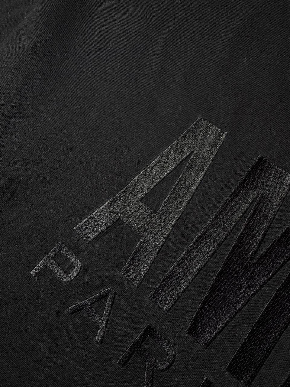AMI AMI Paris Black Rare T-shirt Embroidered Logo Streetwear Size US S / EU 44-46 / 1 - 6 Thumbnail