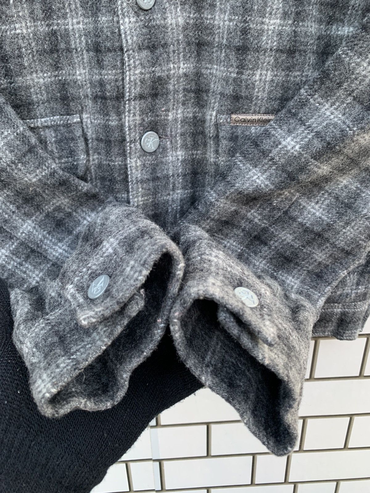 Calvin Klein × Vintage Vintage Calvin Klein Jeans Cropped Jacket Size US S / EU 44-46 / 1 - 17 Thumbnail