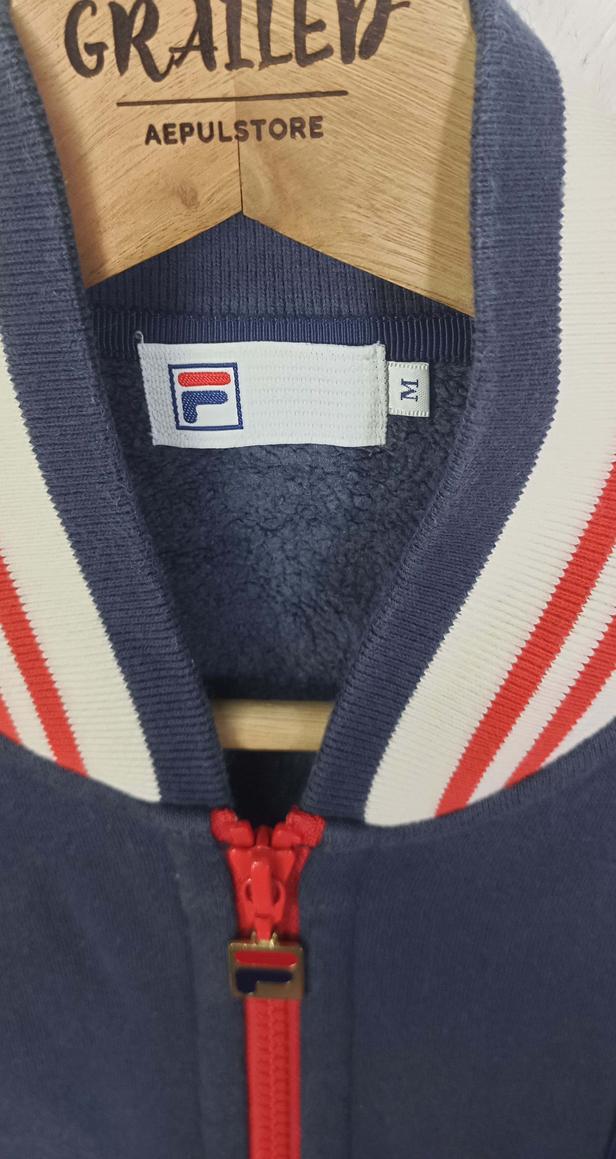 Fila Vintage Fila Settanta Navy Jacket Size S / US 4 / IT 40 - 6 Thumbnail