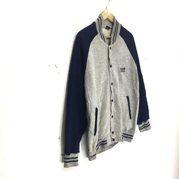 Adidas CLUB ADIDAS Gray Cardigan Jacket Sweatshirt Trefoil Sweater Size US M / EU 48-50 / 2 - 4 Thumbnail