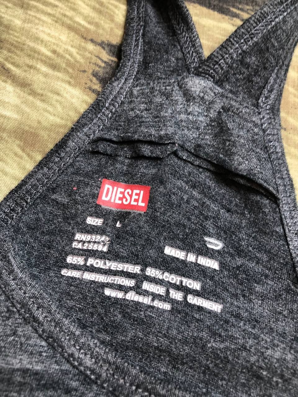 Diesel VINTAGE DIESEL Racerback Tank Top Size L / US 10 / IT 46 - 2 Thumbnail