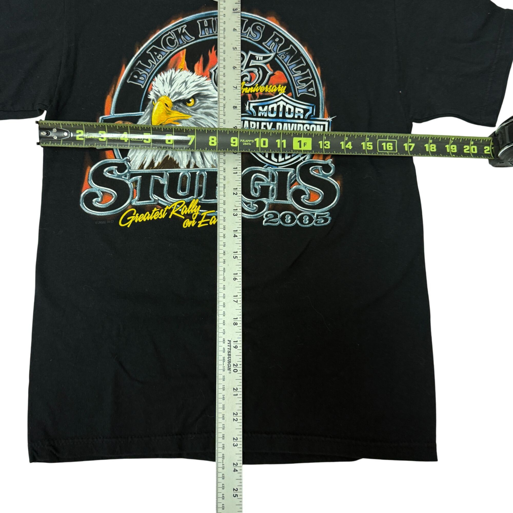 Harley Davidson NOS 2005 Black Hills Rally 65th Anniversary Biker STRUGIS T Size US S / EU 44-46 / 1 - 10 Thumbnail
